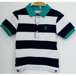 Polo navy/white