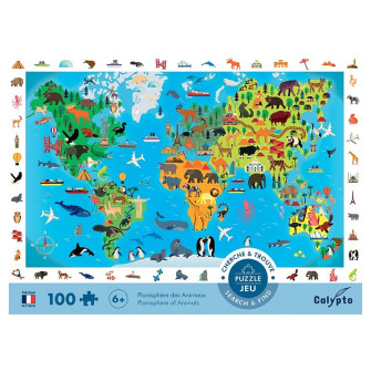 Puzzle 100 pcs " Cherche et...