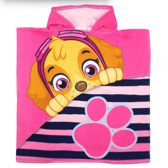 Poncho PawPatrol Fille