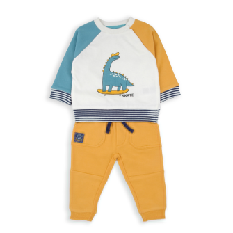 Set bébé 2pcs 'Dino skate'