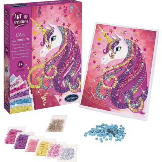 Art du Sequin Licorne